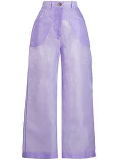 Nanushka Marfa sheer trousers