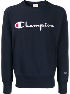 Champion logo embroidery sweatshirt
