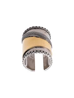 ALEXANDER MCQUEEN large Mechanical ring