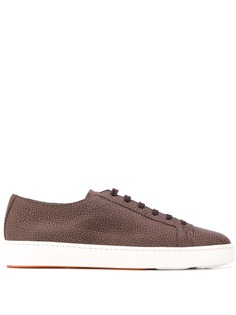 Santoni фактурные кеды