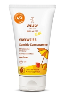 Натуральный солнцезащитный Weleda крем для младенцев и детей SPF 50, 50 мл