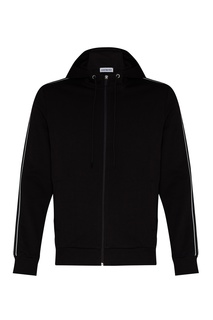Черная толстовка на молнии Dirk Bikkembergs