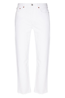Белые джинсы прямого кроя Re/Done