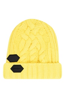 Неоново-желтая шапка Off White