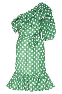 Зеленое платье в горох Arden Lisa Marie Fernandez