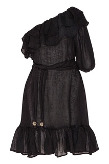 Асимметричное платье из льняной ткани Arden Lisa Marie Fernandez