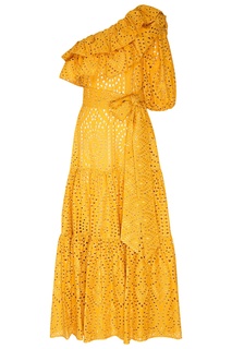 Желтое платье из ткани ришелье Arden Lisa Marie Fernandez
