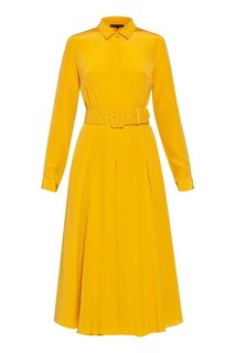 Ярко-желтое длинное платье Alexander Terekhov