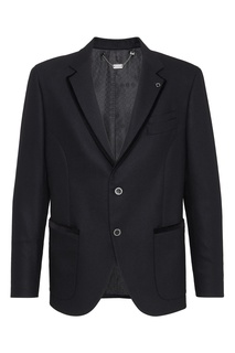 Черный шерстяной пиджак с декором Billionaire