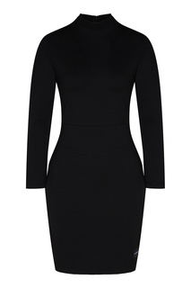 Черное платье прилегающего кроя Calvin Klein