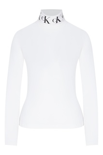 Водолазка белого цвета Calvin Klein