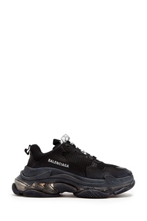 Черные массивные кроссовки с отделкой Balenciaga