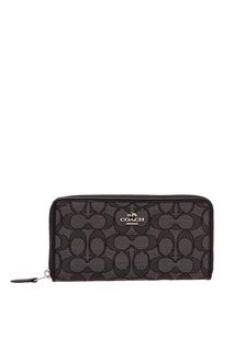 Жаккардовый кошелек на молнии Coach