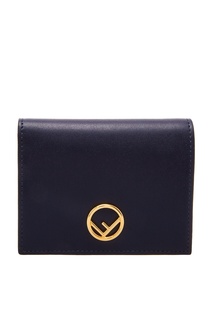 Синий кошелек с логотипом Fendi