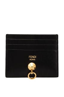 Черный футляр для карт Fendi