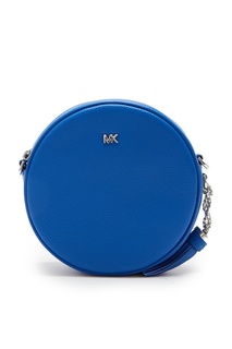 Круглая сумка синего цвета Canteen Michael Michael Kors