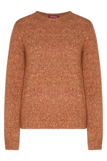 Коричневый свитер с круглой горловиной MAX Mara