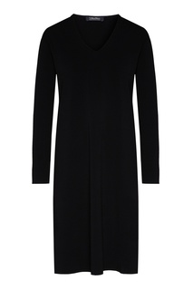 Черное платье с длинными рукавами MAX Mara