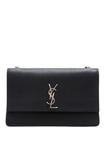 Черная сумка из гладкой кожи Saint Laurent
