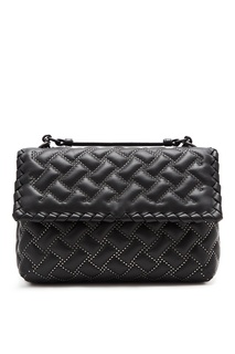 Черная кожаная сумка с заклепками Bottega Veneta