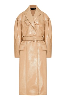 Шерстяное пальто с глянцевым покрытием Simone Rocha