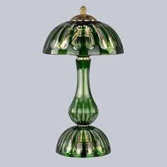 Настольная лампа декоративная Ivele Crystal 1370L/3/25 G Clear-Green/H-1H