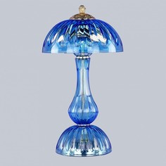Настольная лампа декоративная Ivele Crystal 1371L/3/25 G Aquamarine/M-1H