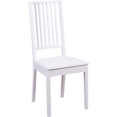 Стул Интервуд Родос белый матовый-экокожа белая