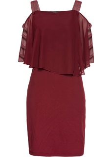 Платье с шифоновой накидкой Bonprix