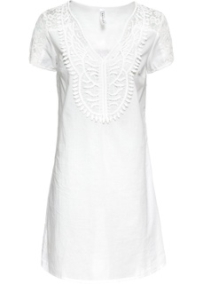 Платье с кружевной отделкой Bonprix