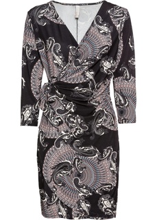 Платье с запахом-обманкой Bonprix