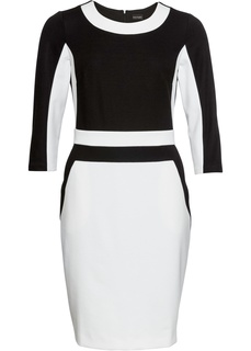 Платье из трикотажа с рукавом 3/4 Bonprix