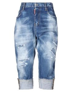 Джинсовые брюки-капри Dsquared2