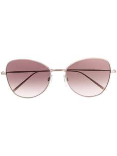 DKNY массивные солнцезащитные очки
