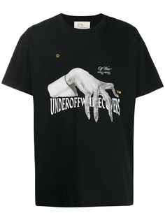 Off-White футболка с принтом Hand