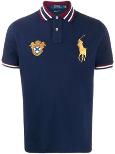 Polo Ralph Lauren рубашка-поло с вышивкой