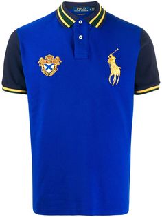 Polo Ralph Lauren рубашка-поло с вышивкой