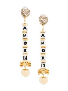 Dolce & Gabbana длинные серьги Amore
