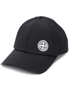 Stone Island stitched panel baseball cap