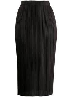 Pleats Please Issey Miyake плиссированная юбка миди