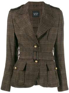 Lanvin Pre-Owned блейзер строгого кроя 2005-го года