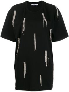 Amen strass fringe T-shirt Amen.