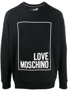 Love Moschino толстовка с логотипом