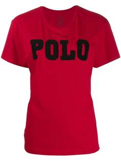 Polo Ralph Lauren футболка с логотипом из бисера