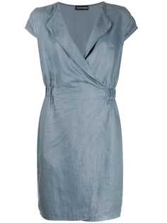 Emporio Armani платье-трапеция с короткими рукавами