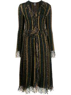 M Missoni расклешенное платье с длинными рукавами