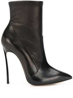 Casadei stiletto heel pointed toe boots