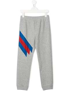 Gucci Kids diagonal stripe track trousers