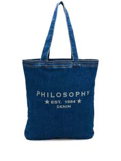 Philosophy Di Lorenzo Serafini джинсовая сумка-шопер