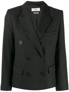 Isabel Marant Étoile double-breasted checked blazer